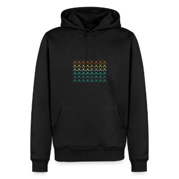 Eishockeyspieler Eishockey - Männer Premium Bio Hoodie - Schwarz - Vorne - Nico (187cm)