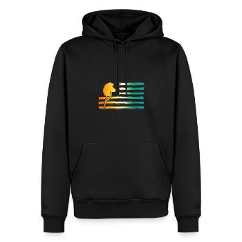 Steckenpferd Hobby Horsing - Männer Premium Bio Hoodie - Schwarz - Vorne - Nico (187cm)