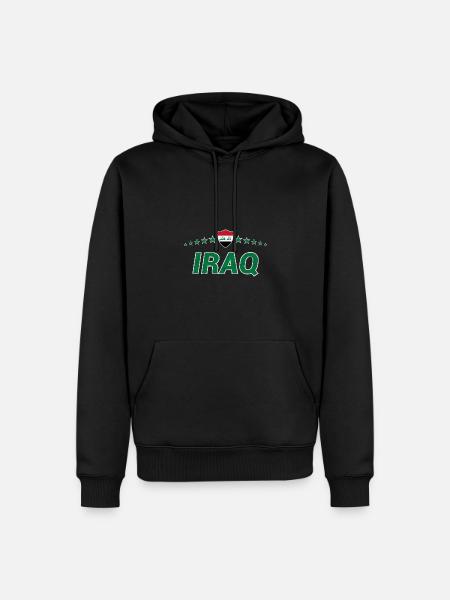 Iraq - Men’s Premium Organic Hoodie - black