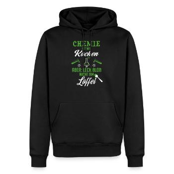 Chemie/Chemiker/Chemikant/Chemielaborant/Chemisch - Männer Premium Bio Hoodie - Schwarz - Vorne - Nico (187cm)