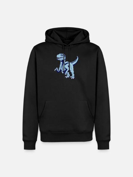 Velociraptor - Men’s Premium Organic Hoodie - black
