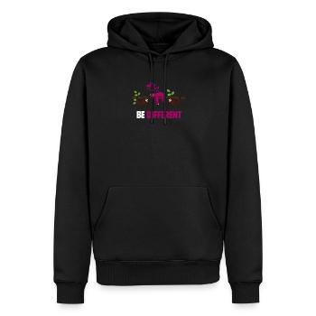 SOYEZ DIFFÉRENT soyez différent Sloth Sloth Design - Sweat à capuche Premium bio Homme - noir - Devant - Nico (187cm)