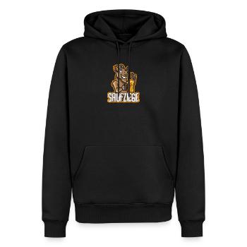 Bier Saufen Saufziege Perfekt für jede Feier - Männer Premium Bio Hoodie - Schwarz - Vorne - Nico (187cm)
