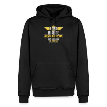 Oldtimer in Rente Ruhestand Rentner Ruhe - Männer Premium Bio Hoodie - Schwarz - Vorne - Nico (187cm)