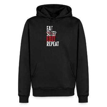 Video Editing Photo Editing Editor PC - Men’s Premium Organic Hoodie - black - Front - Nico (187cm)