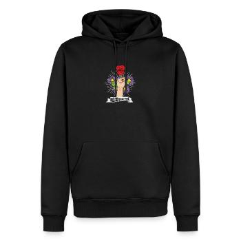 Girls Can Do Anything Frauenpower feminismus - Männer Premium Bio Hoodie - Schwarz - Vorne - Nico (187cm)