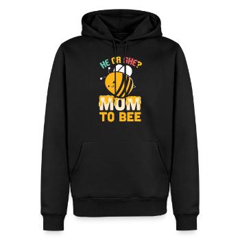 Womens Gender Reveal What Will It Bee Mom To Be - Männer Premium Bio Hoodie - Schwarz - Vorne - Nico (187cm)