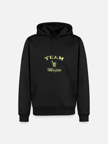 Team mojito - Sweat à capuche Premium bio Homme - noir