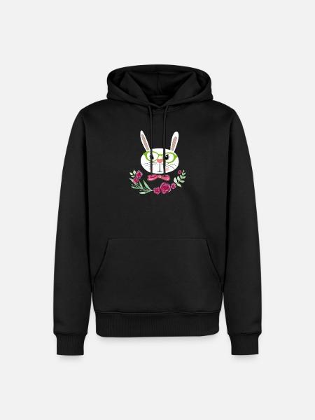 Easter Bunny Easter - Men’s Premium Organic Hoodie - black