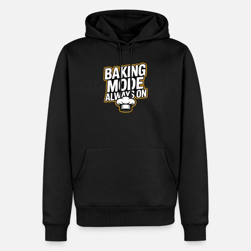 Mode de cuisson toujours activé - Sweat à capuche Premium bio Homme - noir