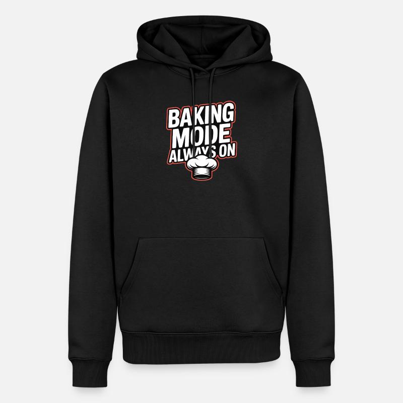 Mode de cuisson toujours activé - Sweat à capuche Premium bio Homme - noir