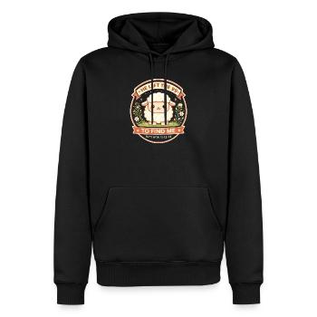 Lamm Gottes Rettung Schaf Bibel Vers - Männer Premium Bio Hoodie - Schwarz - Vorne - Nico (187cm)