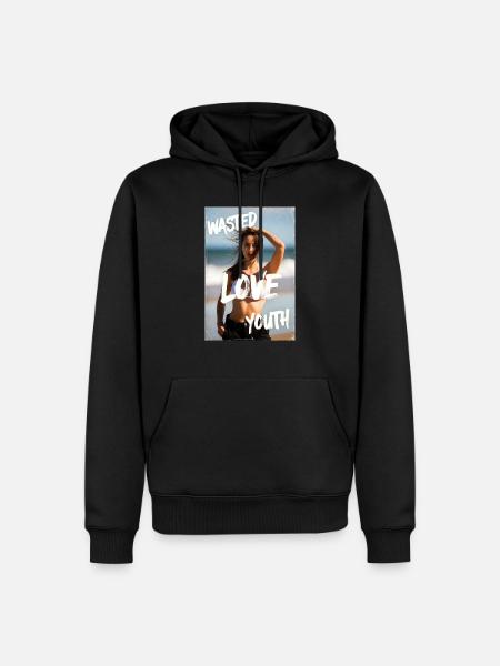 W*st*d Love Youth Beach Look - Men’s Premium Organic Hoodie - black