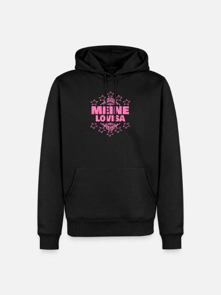 Ehefrau Lovisa - Männer Premium Bio Hoodie - Schwarz