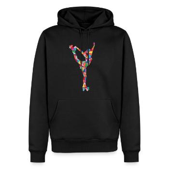 Roller Skate Kids Roller Skating Girls Roller Skates - Men’s Premium Organic Hoodie - black - Front - Nico (187cm)