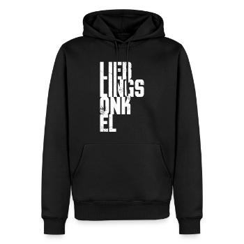 Favorite Uncle - Gift best uncle - Men’s Premium Organic Hoodie - black - Front - Nico (187cm)
