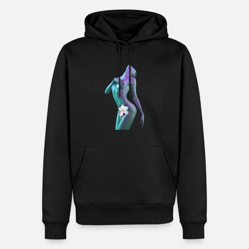 Venus´ universal climax - Männer Premium Bio Hoodie - Schwarz