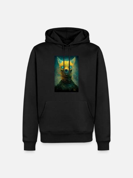 Radioactive dog - Men’s Premium Organic Hoodie - black