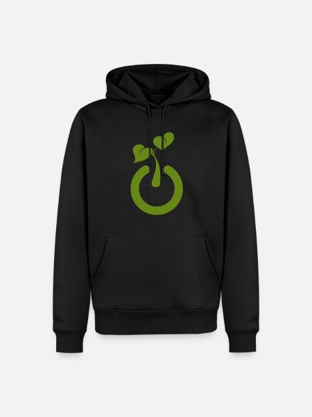 Détendez-vous dans le jardin, éteignez simplement les plantes - Sweat à capuche Premium bio Homme - noir