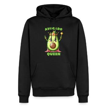 Reine de l’avocat - Sweat à capuche Premium bio Homme - noir - Devant - Nico (187cm)
