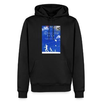 Erfinden Sie Ihr Leben neu - Männer Premium Bio Hoodie - Schwarz - Vorne - Nico (187cm)