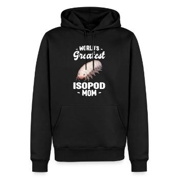 Isopoden Geschenk | Kellerasseln Asseln Mauerassel - Männer Premium Bio Hoodie - Schwarz - Vorne - Nico (187cm)