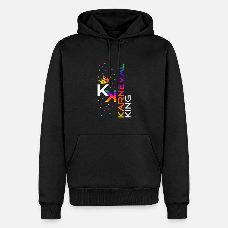 Roi du Carnaval - Sweat à capuche Premium bio Homme - noir