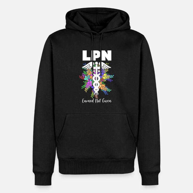 Infirmière Infirmière Infirmière - Sweat à capuche Premium bio Homme - noir
