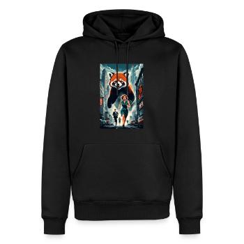 Affiche du film : Massacre du panda rouge sang (1954) - Sweat à capuche Premium bio Homme - noir - Devant - Nico (187cm)