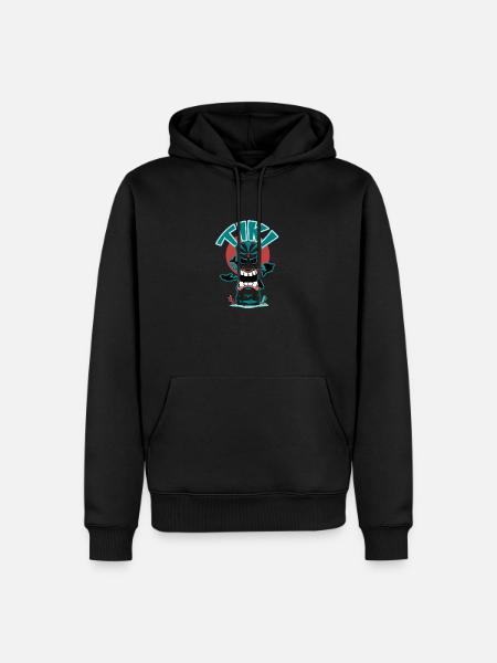 Tiki U-Boot - Männer Premium Bio Hoodie - Schwarz