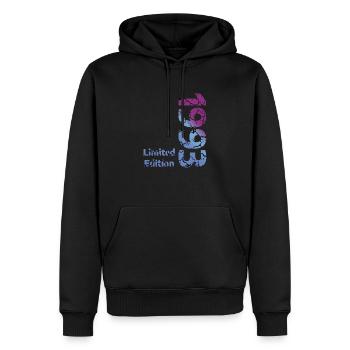 1993 Limited Edition - Männer Premium Bio Hoodie - Schwarz - Vorne - Nico (187cm)