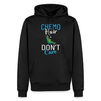 Chemotherapy Chemo Cancer Therapy - Men’s Premium Organic Hoodie - black - Front - Nico (187cm)