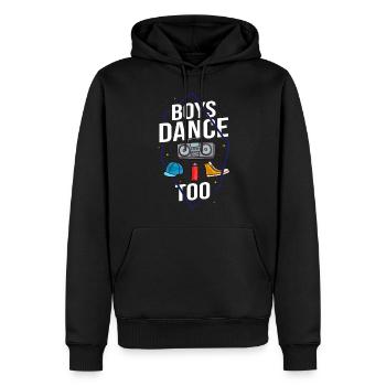 Breakdance Musik Breaking BBoy Bgirl - Männer Premium Bio Hoodie - Schwarz - Vorne - Nico (187cm)