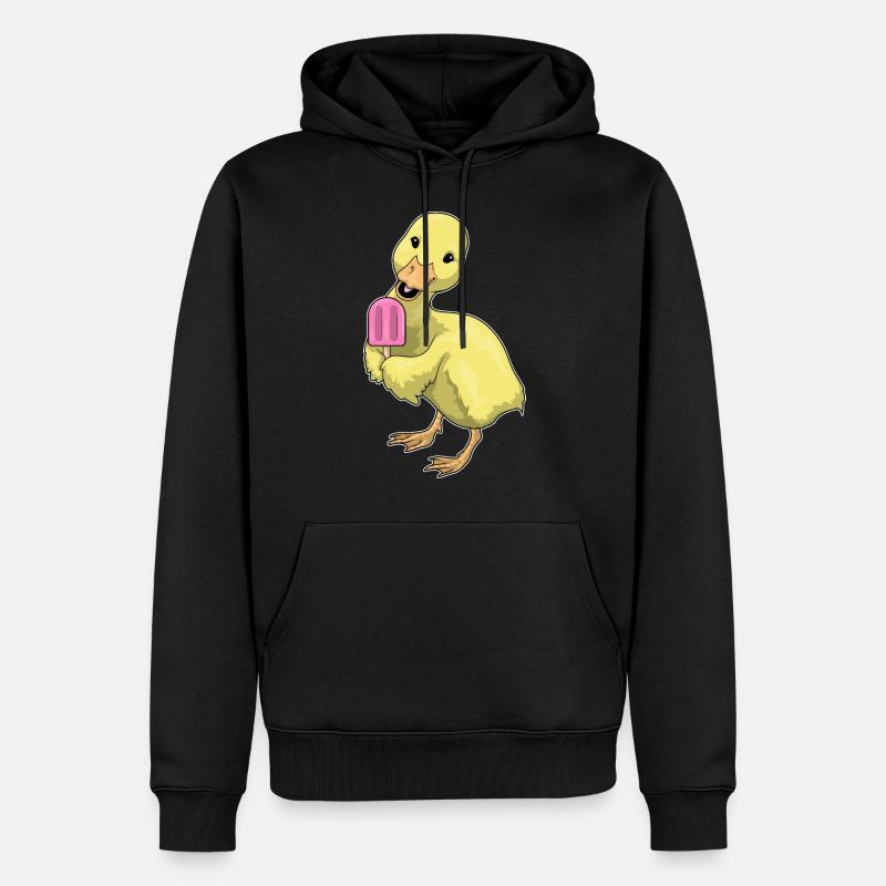 Popsicles au canard - Sweat à capuche Premium bio Homme - noir