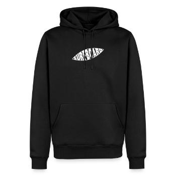 Planche de surf - Sweat à capuche Premium bio Homme - noir - Devant - Nico (187cm)