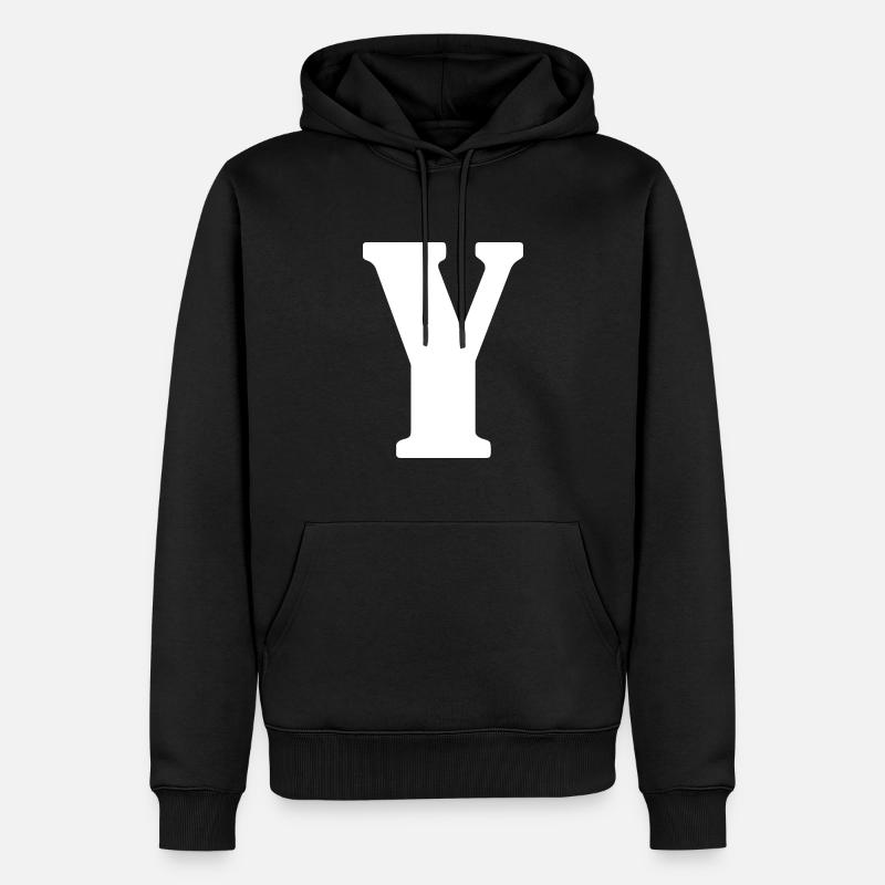 Y - Sweat à capuche Premium bio Homme - noir