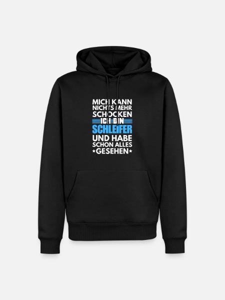 Non-Shockable Grinder - Men’s Premium Organic Hoodie - black