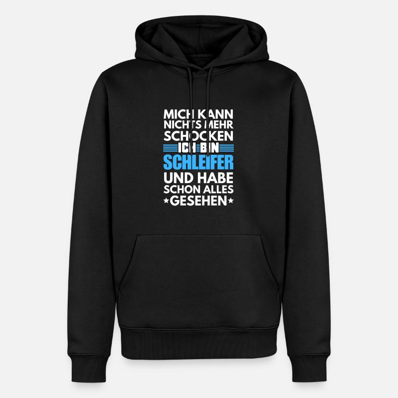 Broyeur non choquable - Sweat à capuche Premium bio Homme - noir