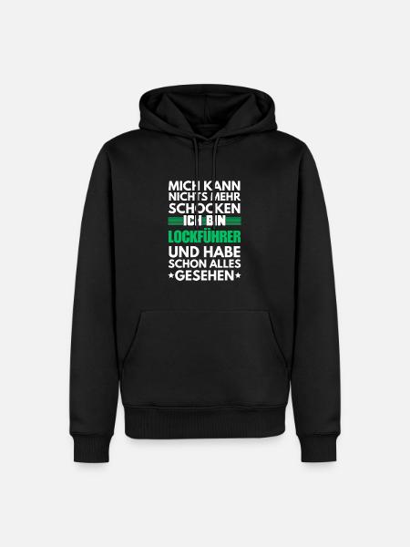 Non-shockable decoy guide - Men’s Premium Organic Hoodie - black