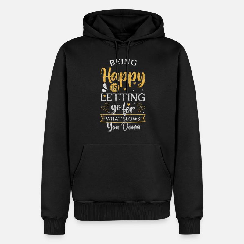 Shamrock Optimist Lucky Guy - Sweat à capuche Premium bio Homme - noir
