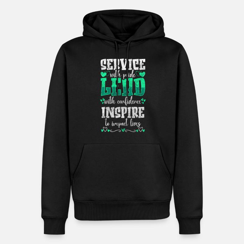 Chef de bureau Employé - Sweat à capuche Premium bio Homme - noir