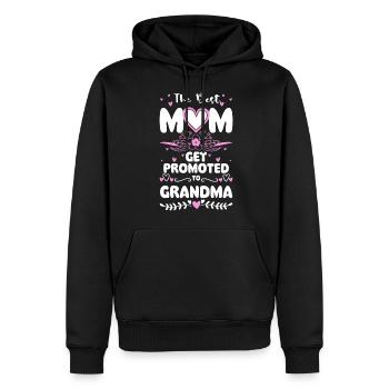 Oma Enkelkind Familie Liebe - Männer Premium Bio Hoodie - Schwarz - Vorne - Nico (187cm)
