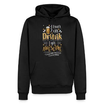 Célébration de la communauté Schlager - Sweat à capuche Premium bio Homme - noir - Devant - Nico (187cm)