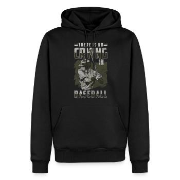 Entraîneurs Sports America - Sweat à capuche Premium bio Homme - noir - Devant - Nico (187cm)