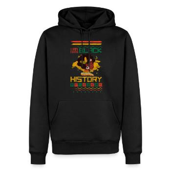 Safari Serengeti Adventure Tour - Sweat à capuche Premium bio Homme - noir - Devant - Nico (187cm)
