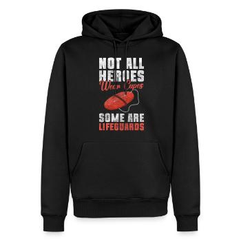 Bademeister Beckenrand Sommer Bademeisterin - Männer Premium Bio Hoodie - Schwarz - Vorne - Nico (187cm)