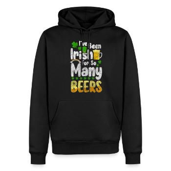 Pub Trinken Ausflug Alkohol - Männer Premium Bio Hoodie - Schwarz - Vorne - Nico (187cm)
