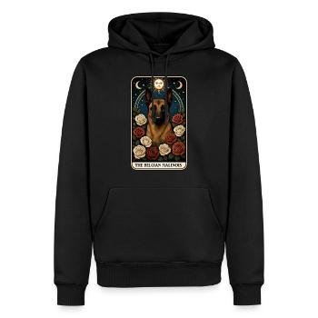 Belgischer Malinois - Männer Premium Bio Hoodie - Schwarz - Vorne - Nico (187cm)