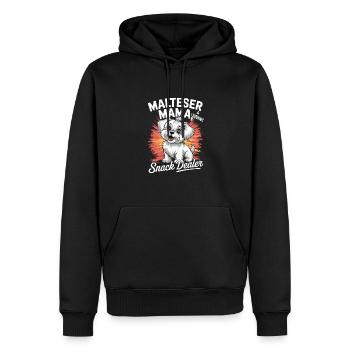 Malteser Mama, Legendärer Snack-Dealer - Männer Premium Bio Hoodie - Schwarz - Vorne - Nico (187cm)