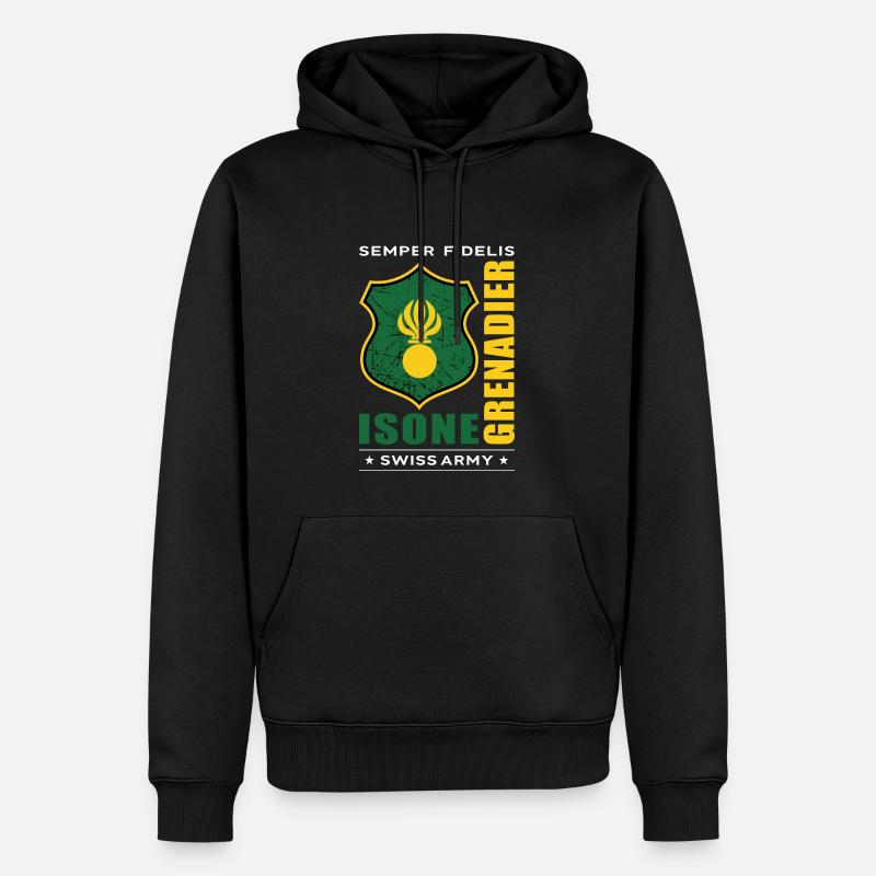 Grenadier - Männer Premium Bio Hoodie - Schwarz